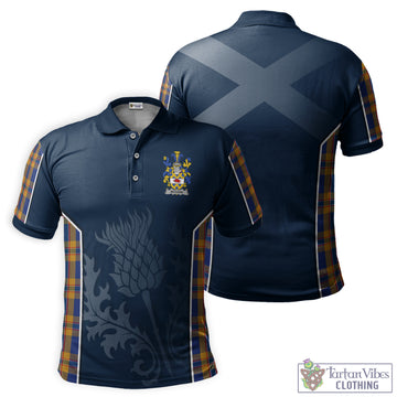 McCann Tartan Men's Polo Shirt with Family Crest and Thistle Flower Vibes Sport Style Kid - Tartan Vibes Clothing