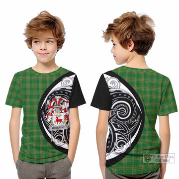 McCarthy Irish Clan Kid T-Shirt Celtic Circle Style - Tartan Vibes Clothing