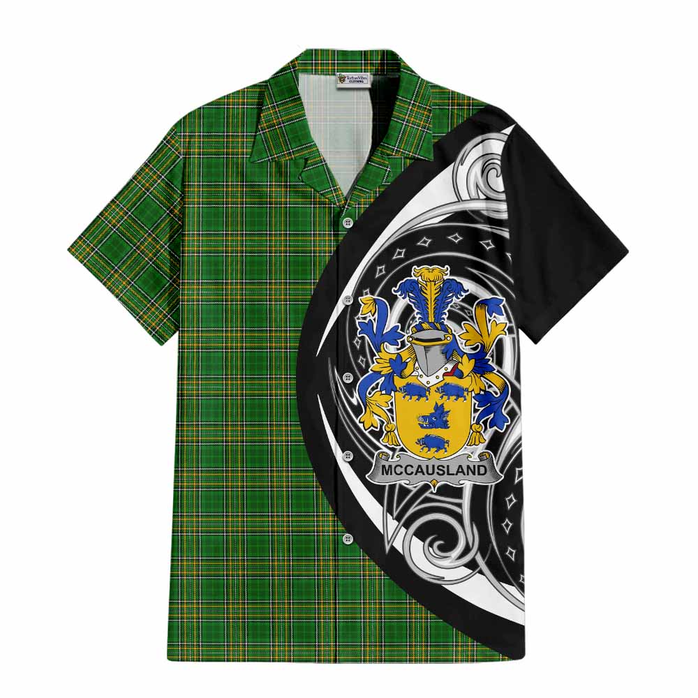McCausland Irish Clan Hawaiian Shirt Celtic Circle Style Kid - Tartan Vibes Clothing