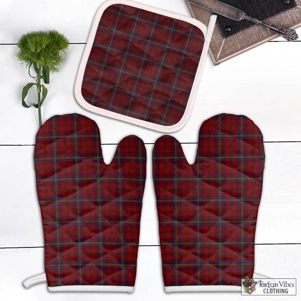 McClure Tartan Combo Oven Mitt & Pot-Holder White - Tartan Vibes Clothing