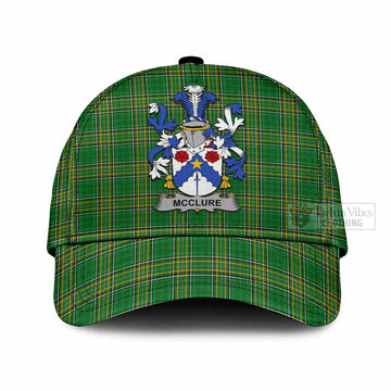 McClure Irish Clan Tartan Classic Cap with Coat of Arms