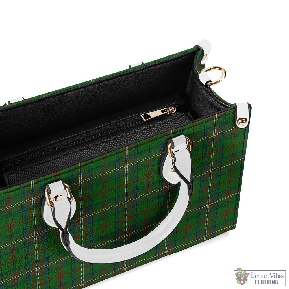 Tartan Vibes Clothing McClure Hunting Tartan Luxury Leather Handbags