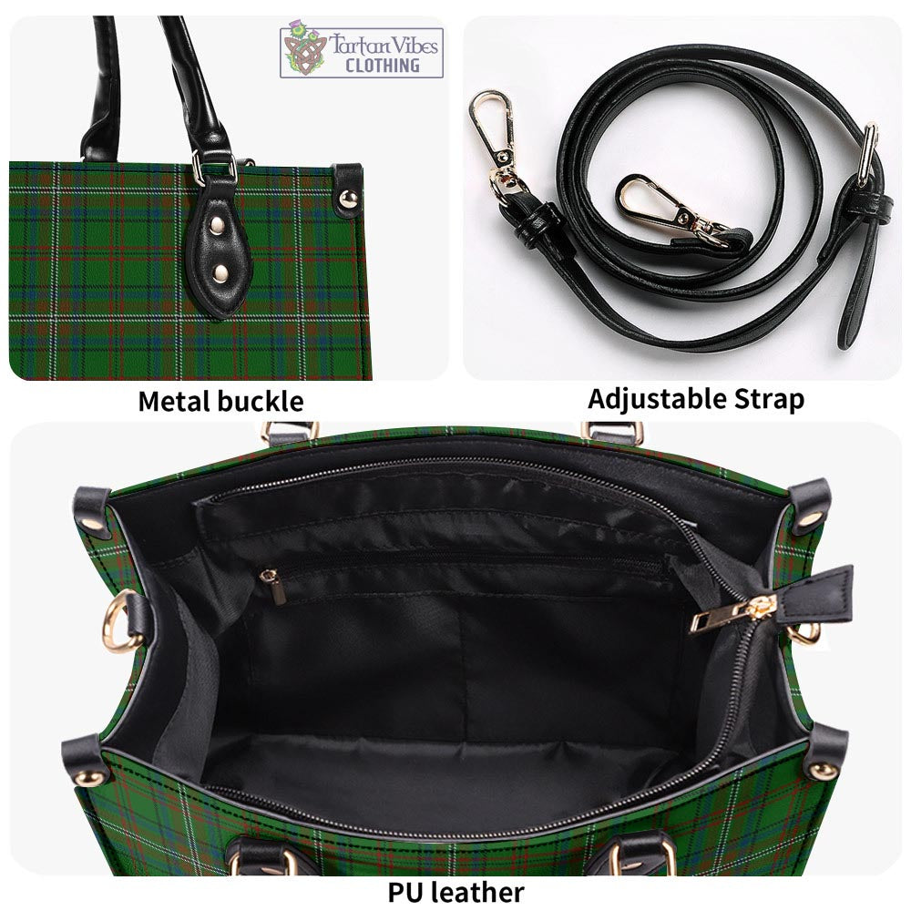 Tartan Vibes Clothing McClure Hunting Tartan Luxury Leather Handbags