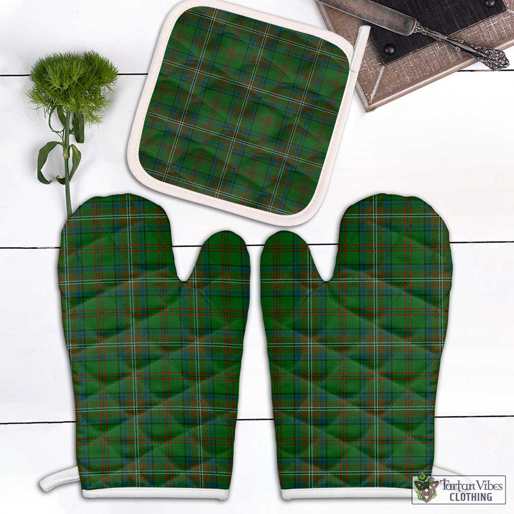 McClure Hunting Tartan Combo Oven Mitt & Pot-Holder Combo 1 Oven Mitt & 1 Pot-Holder White - Tartan Vibes Clothing