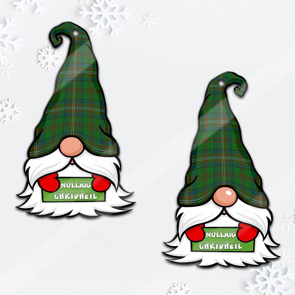 McClure Hunting Gnome Christmas Ornament with His Tartan Christmas Hat - Tartan Vibes Clothing