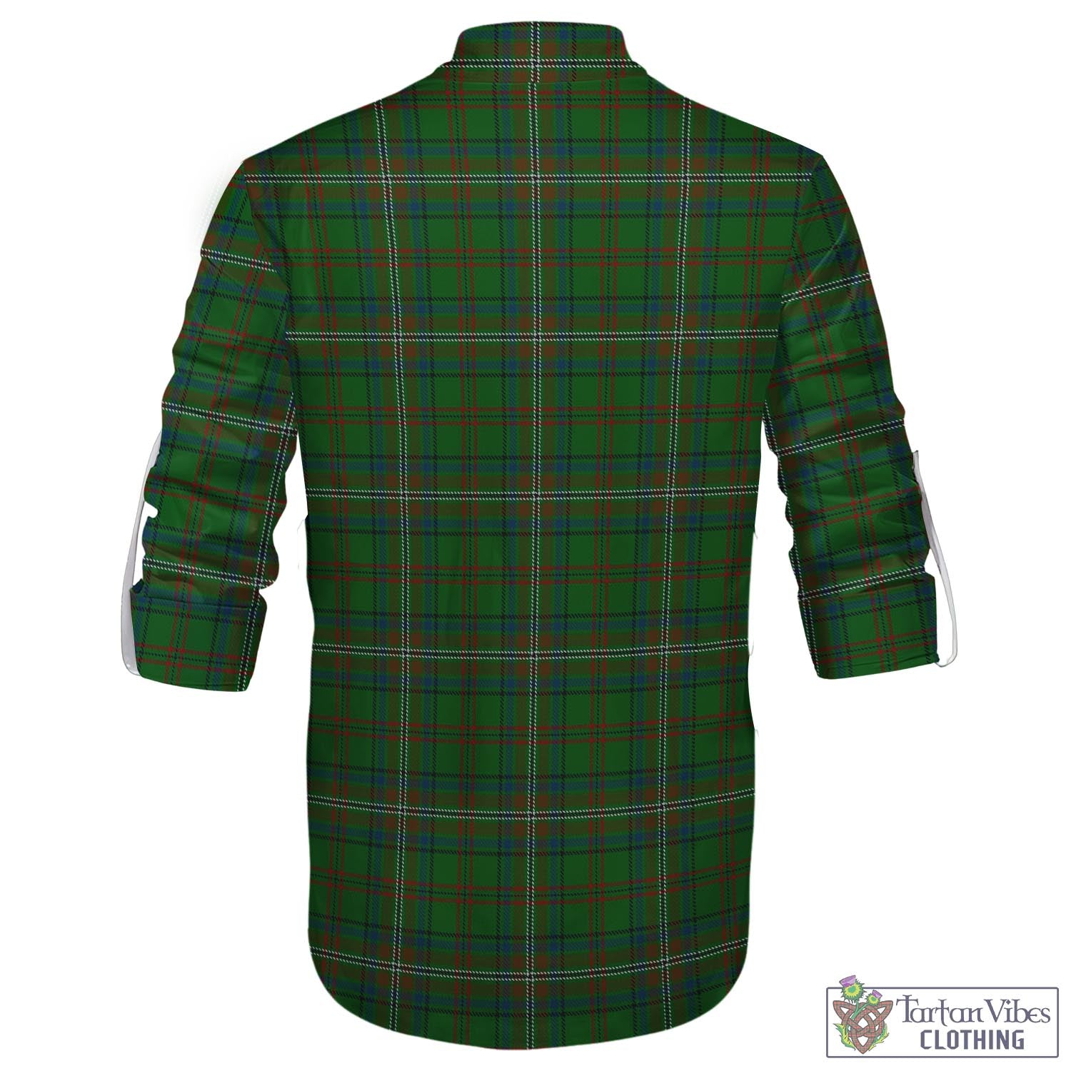 Tartan Vibes Clothing McClure Hunting Tartan Men's Scottish Traditional Jacobite Ghillie Kilt Shirt