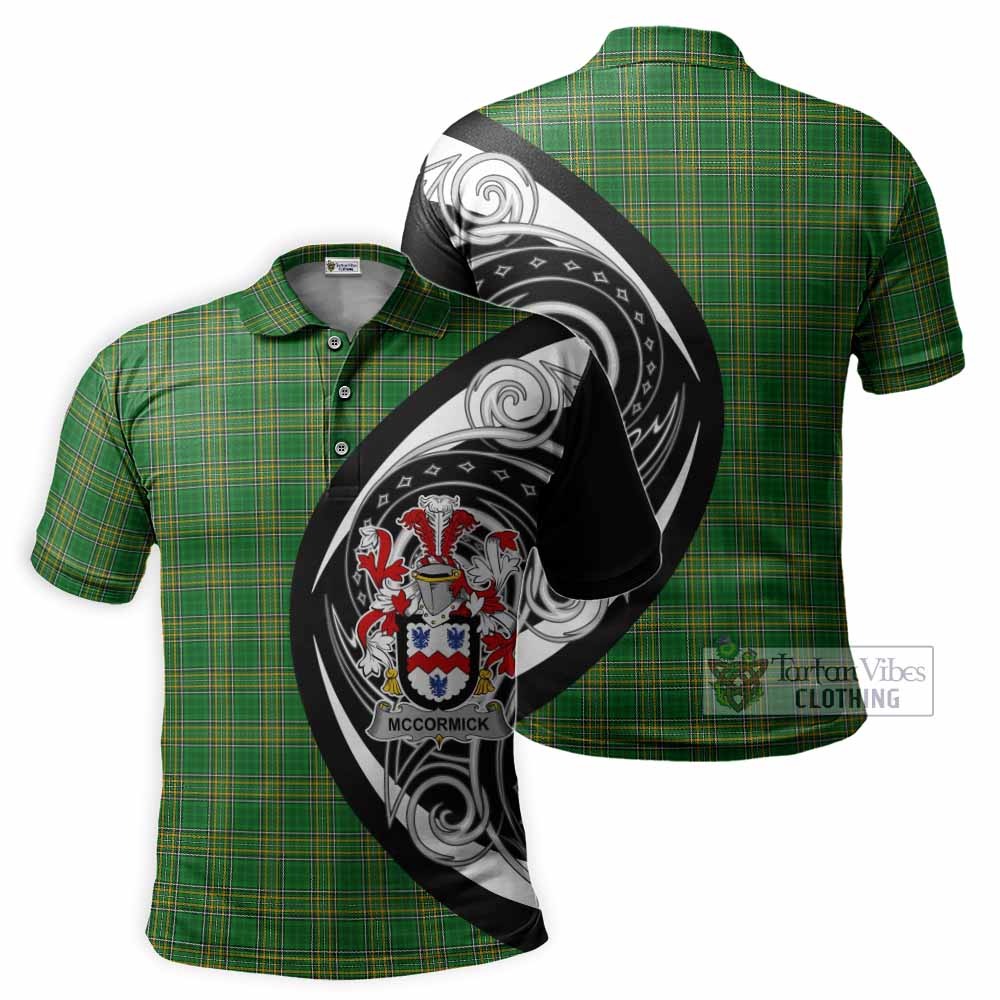 McCormick Irish Clan Polo Shirt Celtic Circle Style - Tartan Vibes Clothing