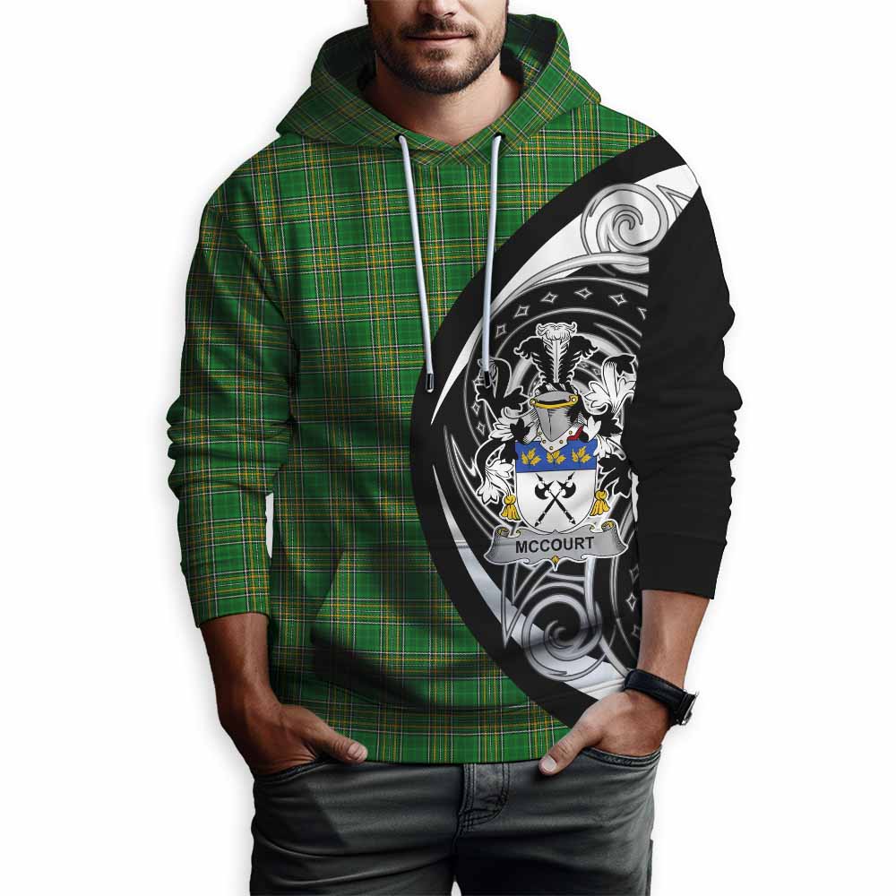McCourt Irish Clan Hoodie Celtic Circle Style Pullover Hoodie - Tartan Vibes Clothing