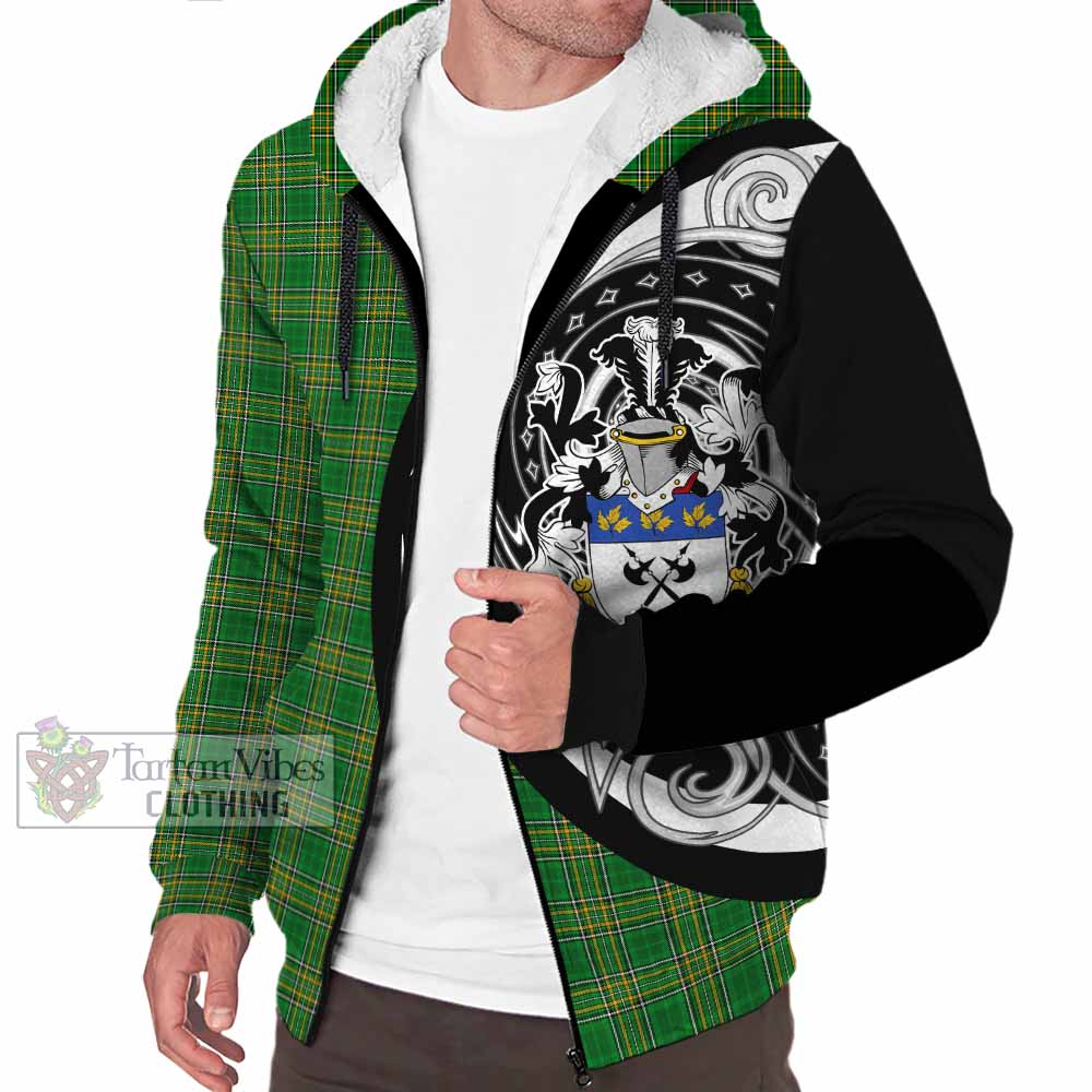 McCourt Irish Clan Sherpa Hoodie Celtic Circle Style - Tartan Vibes Clothing