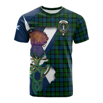 McCoy Tartan Family Crest Cotton T-shirt Scottish Thistle Celtic Inspired Kid's Shirt - Tartan Vibes Clothing