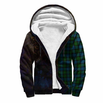 McCoy Tartan Family Crest Sherpa Hoodie Alba Gu Brath Be Brave Lion Ancient Style Unisex S - Tartan Vibes Clothing