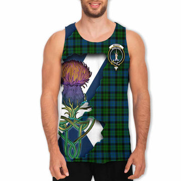 McCoy Tartan Family Crest Men's Tank Top Scottish Thistle Celtic Inspired Men - Tartan Vibes Clothing