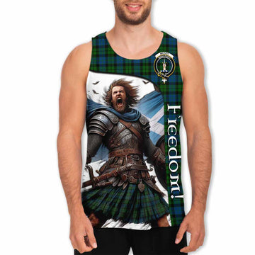 McCoy Crest Tartan Men's Tank Top Inspired by the Freedom of Scottish Warrior