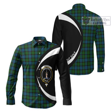 McCoy Tartan Long Sleeve Button Up with Family Crest Circle Style