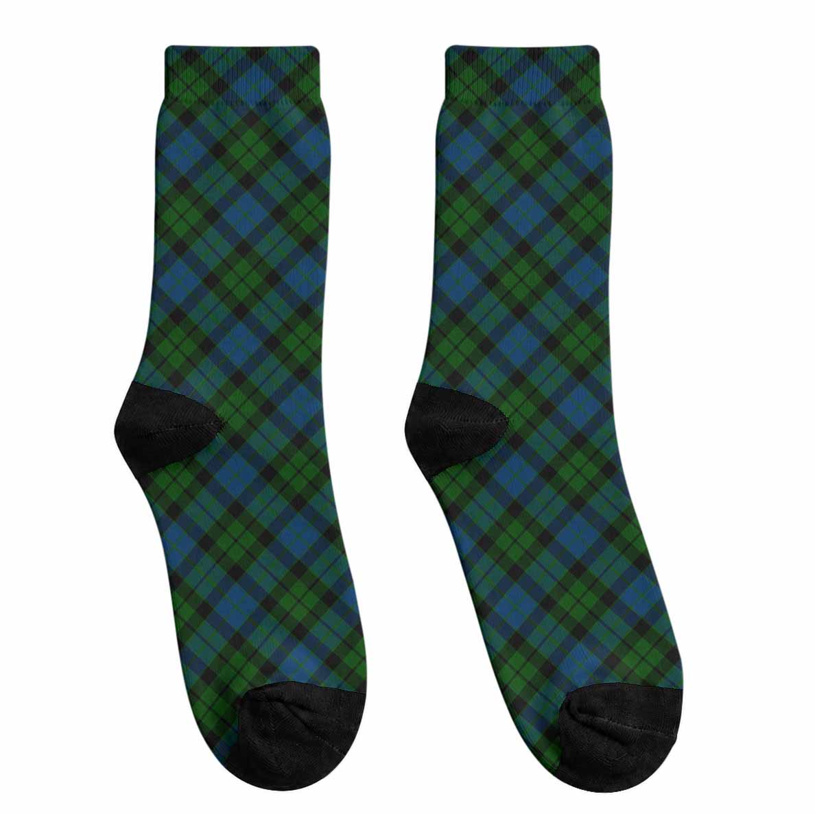 McCoy Tartan Crew Socks Cross Style Crew Socks - Tartan Vibes Clothing