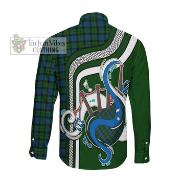 McCoy Tartan Long Sleeve Button Shirt with Epic Bagpipe Style