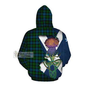 McCoy Tartan Family Crest Cotton Hoodie Scottish Thistle Celtic Inspired Pullover Hoodie - Tartan Vibes Clothing