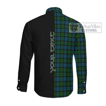 McCoy Tartan Long Sleeve Button Shirt with Family Crest and Half Of Me Style