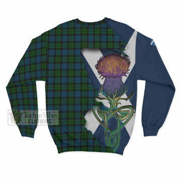 McCoy Tartan Family Crest Sweatshirt Scottish Thistle Celtic Inspired - Tartan Vibes Clothing
