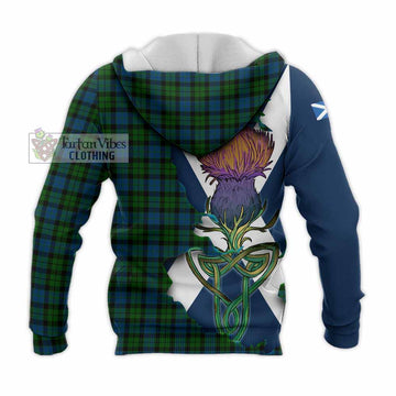 McCoy Tartan Family Crest Knitted Hoodie Scottish Thistle Celtic Inspired - Tartan Vibes Clothing