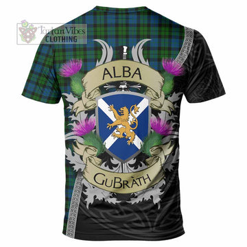 McCoy Tartan Family Crest T-Shirt Lion Rampant Royal Thistle Shield Celtic Inspired - Tartan Vibes Clothing