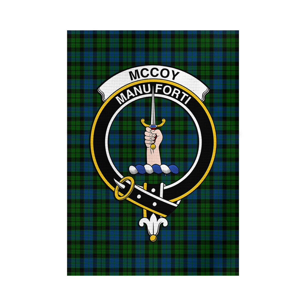 McCoy Tartan Flag with Family Crest - Tartan Vibes Clothing