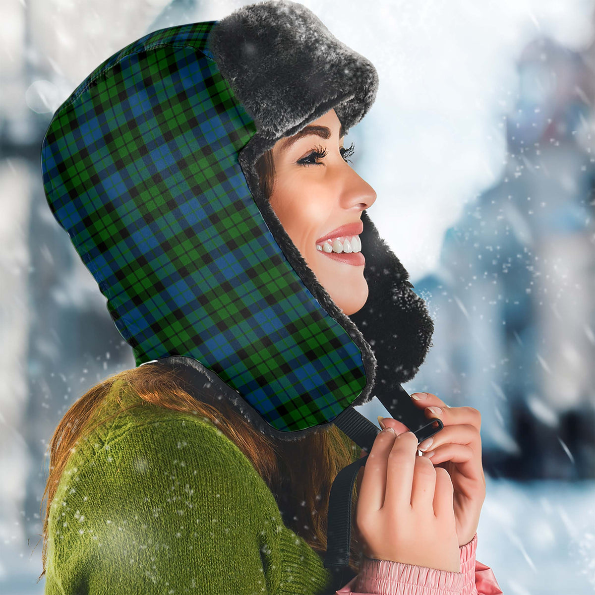 McCoy Tartan Winter Trapper Hat - Tartan Vibes Clothing
