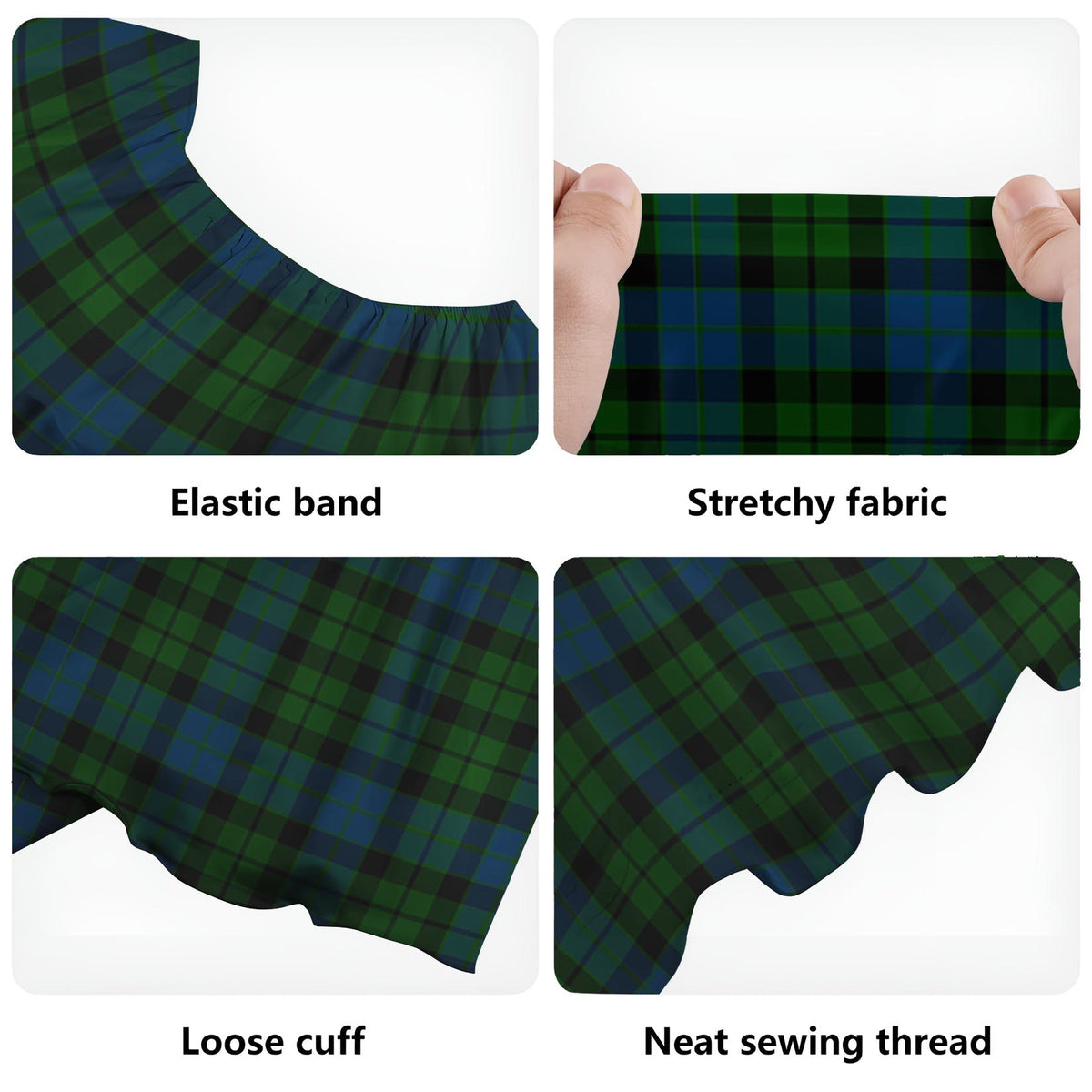 McCoy Tartan Off Shoulder Long Dress - Tartan Vibes Clothing