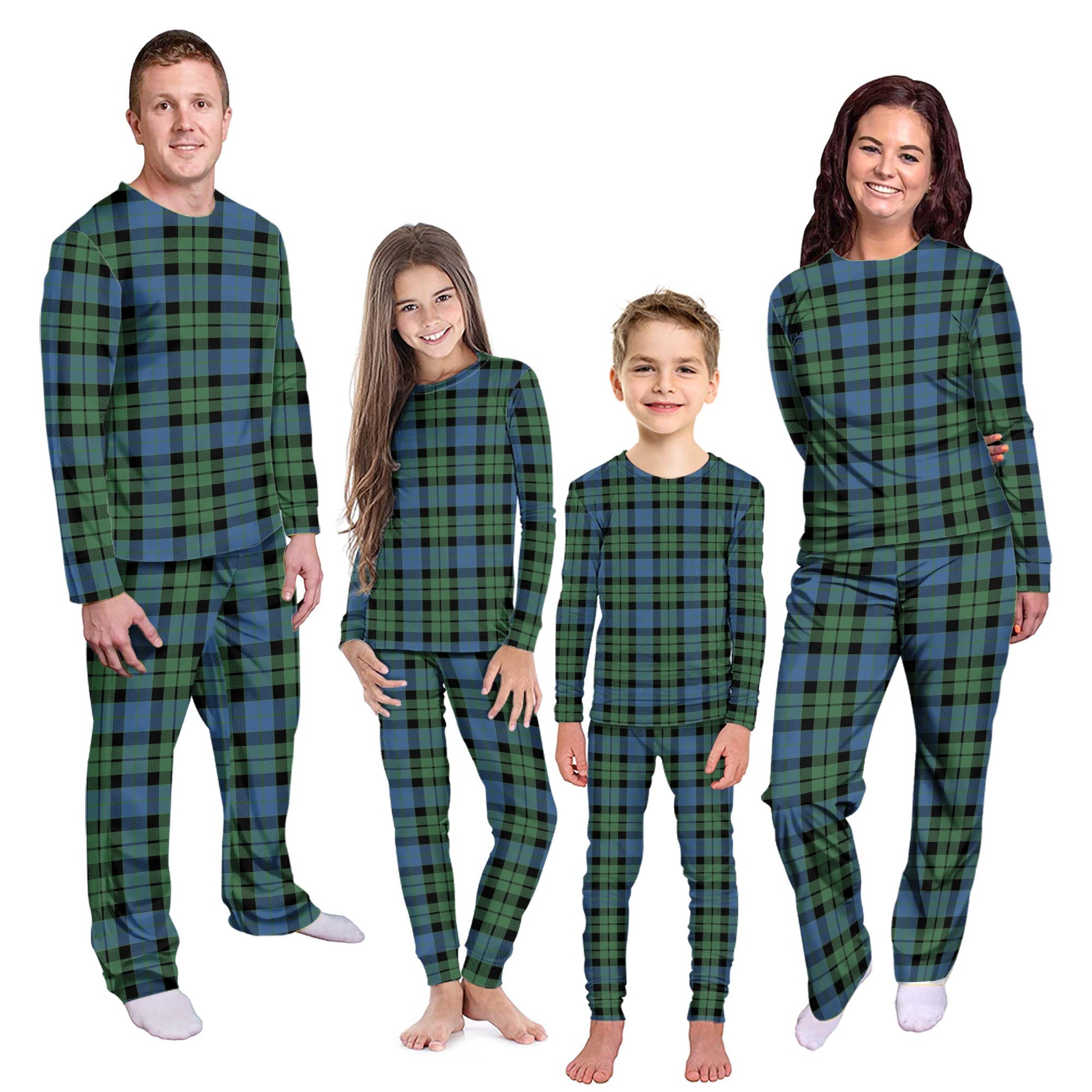 McCoy Ancient Tartan Pajamas Family Set Kid - Tartan Vibes Clothing