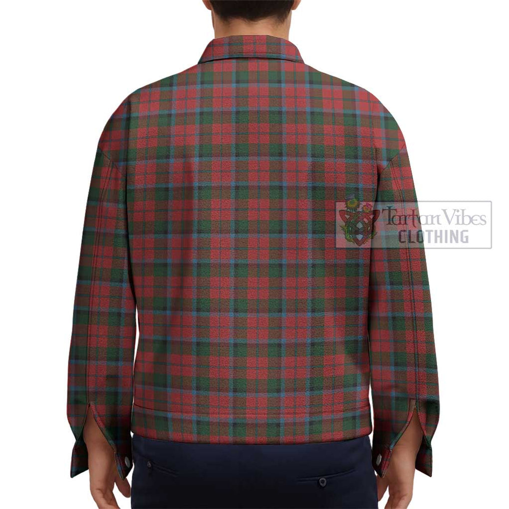 McCracken Tartan Unisex Lapel Cotton Jacket - Tartan Vibes Clothing