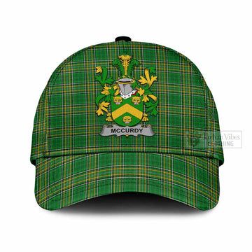 McCurdy Irish Clan Tartan Classic Cap with Coat of Arms