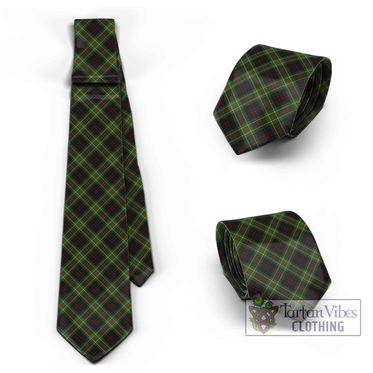 Mcdermott Tartan Classic Necktie Cross Style Necktie One Size - Tartan Vibes Clothing