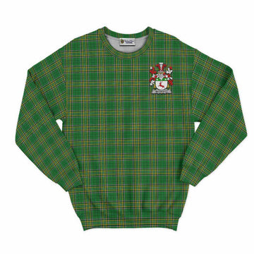 McDevitt Irish Clan Tartan Sweatshirt with Coat of Arms Unisex - Tartan Vibes Clothing