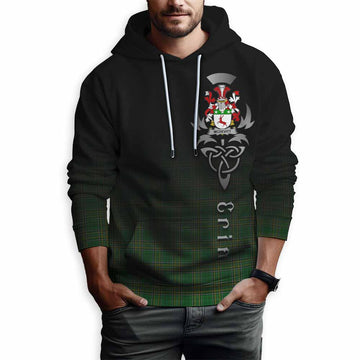 McDevitt Irish Clan Hoodie with Coat of Arms Erin Go Bragh Celtic Inspired Pullover Hoodie - Tartan Vibes Clothing