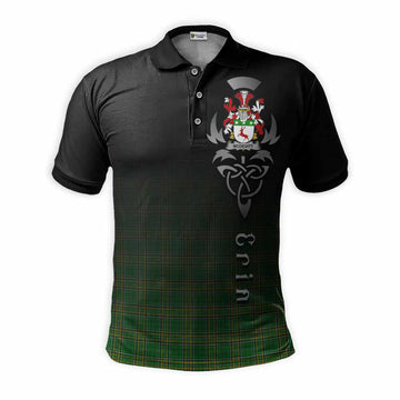 McDevitt Irish Clan Polo Shirt with Coat of Arms Erin Go Bragh Celtic Inspired Kid - Tartan Vibes Clothing