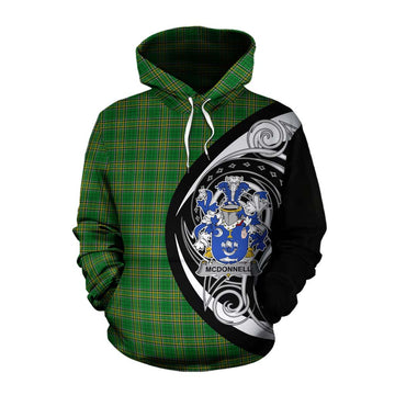 McDonnell Irish Clan Cotton Hoodie Celtic Circle Style Pullover Hoodie XS - Tartan Vibes Clothing