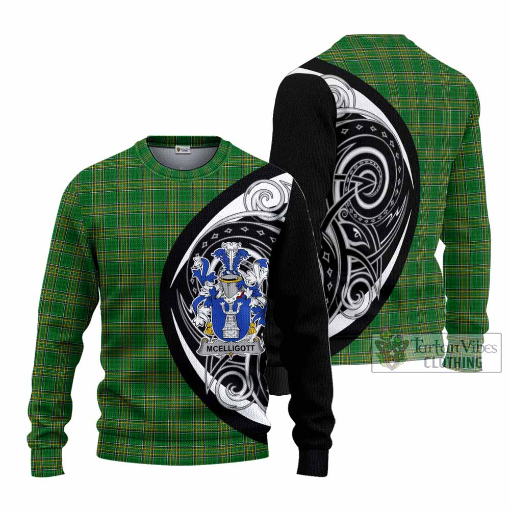 McElligott Irish Clan Knitted Sweater Celtic Circle Style - Tartan Vibes Clothing