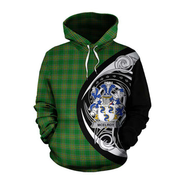 McElroy Irish Clan Cotton Hoodie Celtic Circle Style Pullover Hoodie XS - Tartan Vibes Clothing