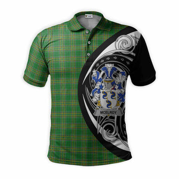 McElroy Irish Clan Polo Shirt Celtic Circle Style Kid - Tartan Vibes Clothing