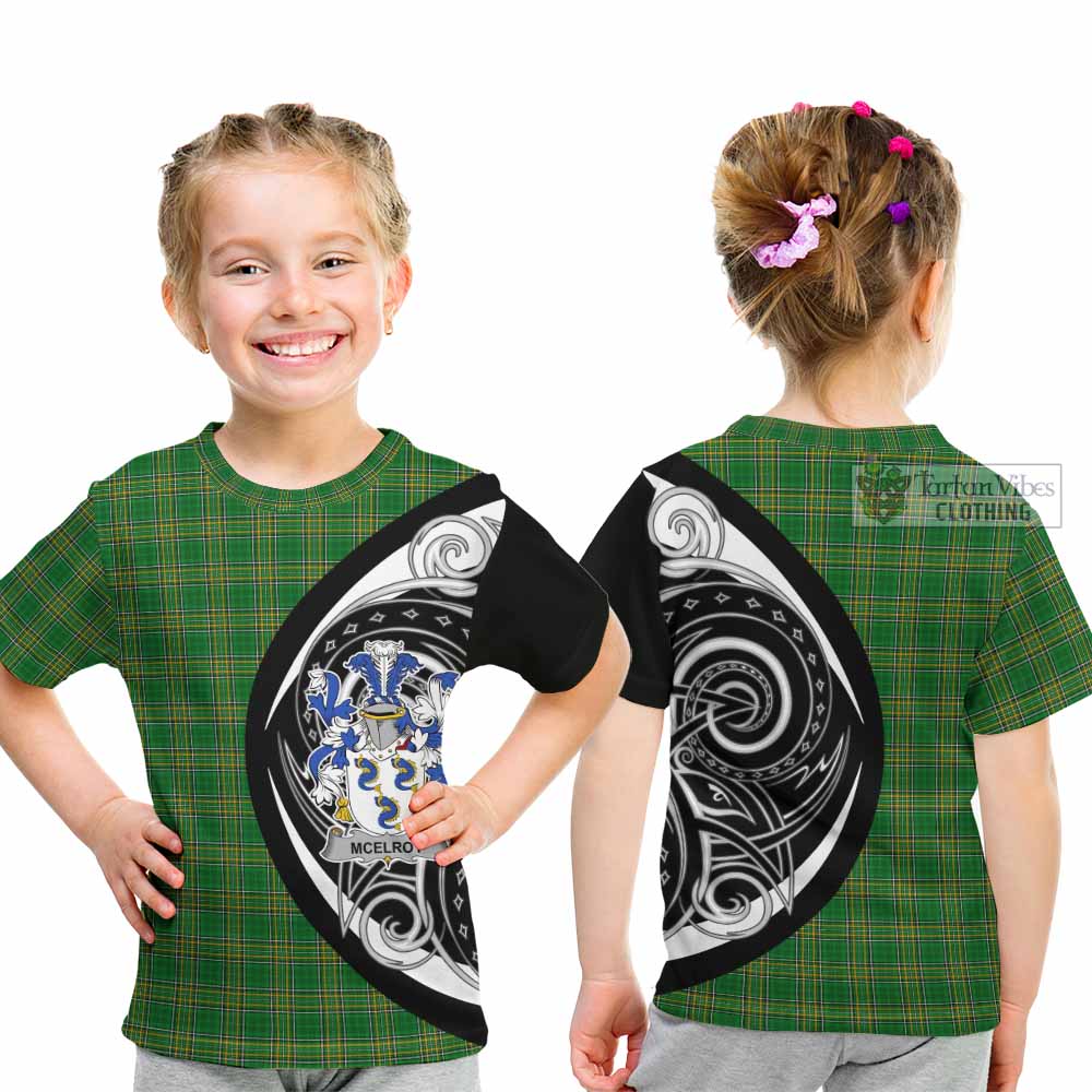 McElroy Irish Clan Kid T-Shirt Celtic Circle Style - Tartan Vibes Clothing