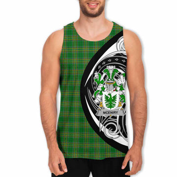McEniry Irish Clan Men's Tank Top Celtic Circle Style Men - Tartan Vibes Clothing