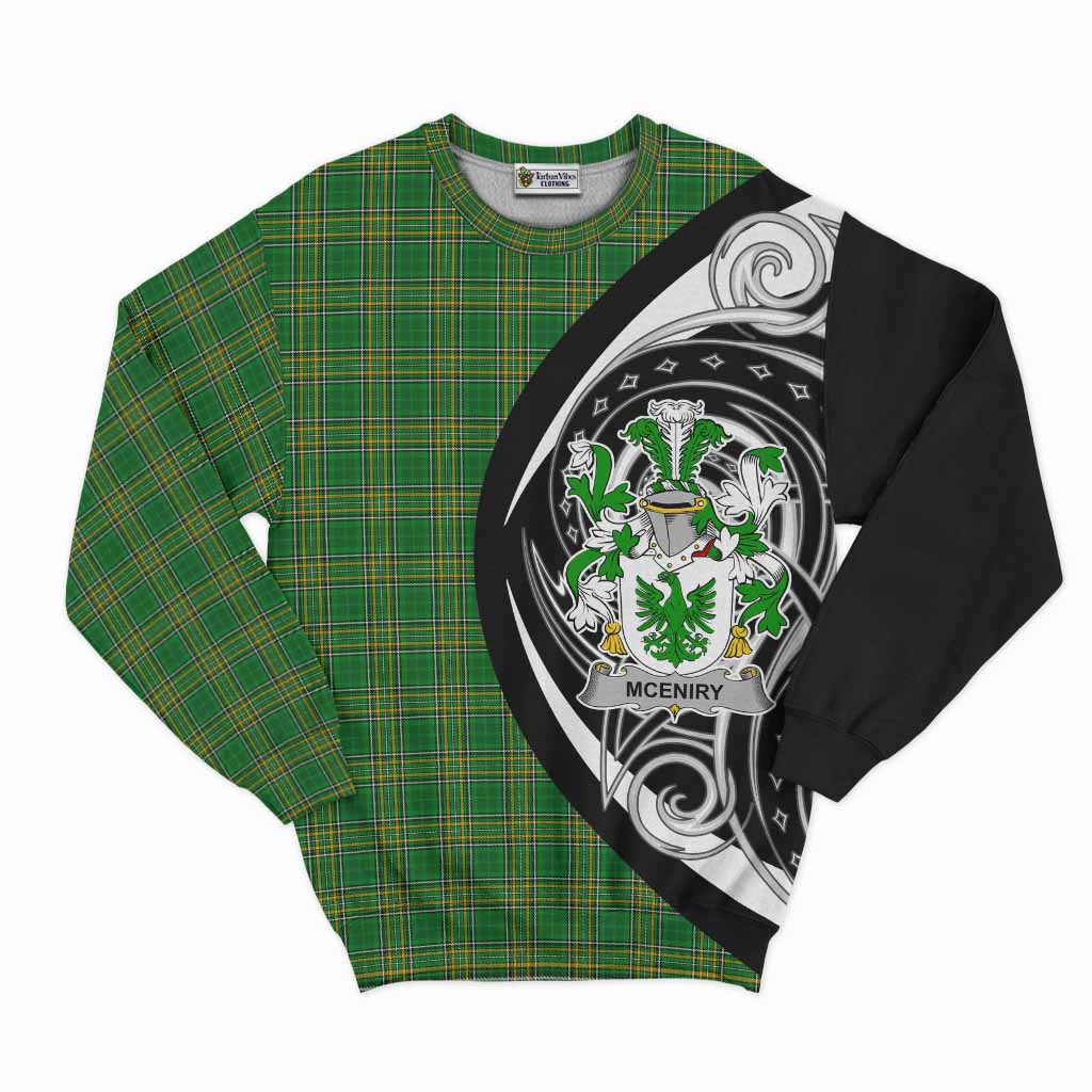 McEniry Irish Clan Sweatshirt Celtic Circle Style Unisex - Tartan Vibes Clothing