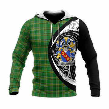 McFadden Irish Clan Knitted Hoodie Celtic Circle Style Unisex Knitted Pullover Hoodie - Tartan Vibes Clothing