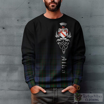 McFadzen 01 Tartan Sweatshirt Featuring Alba Gu Brath Family Crest Celtic Inspired