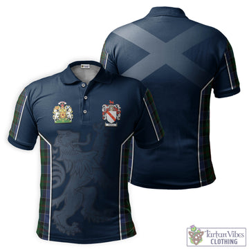 McFadzen 01 Tartan Men's Polo Shirt with Family Crest and Lion Rampant Vibes Sport Style