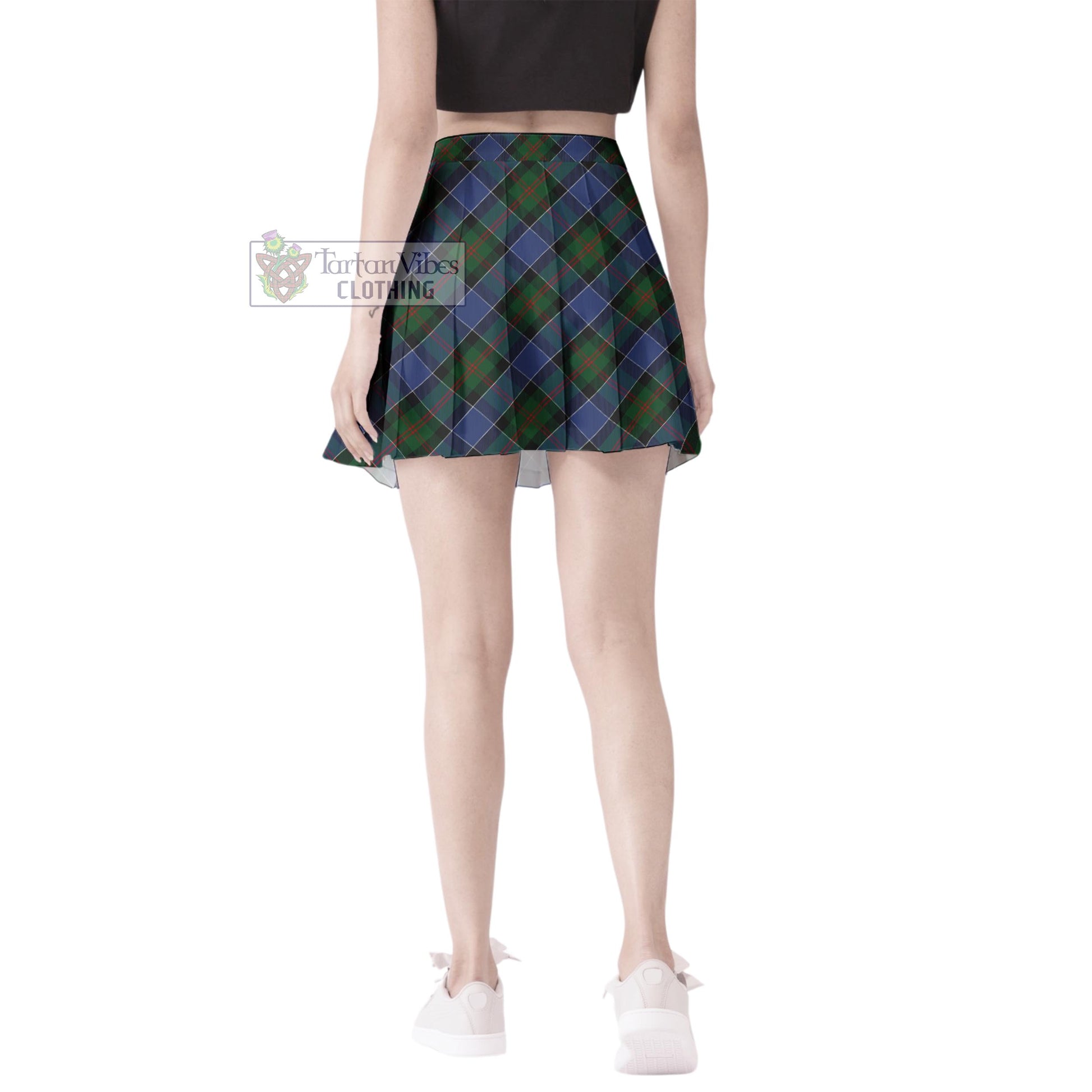 Tartan Vibes Clothing McFadzen 01 Tartan Women's Plated Mini Skirt