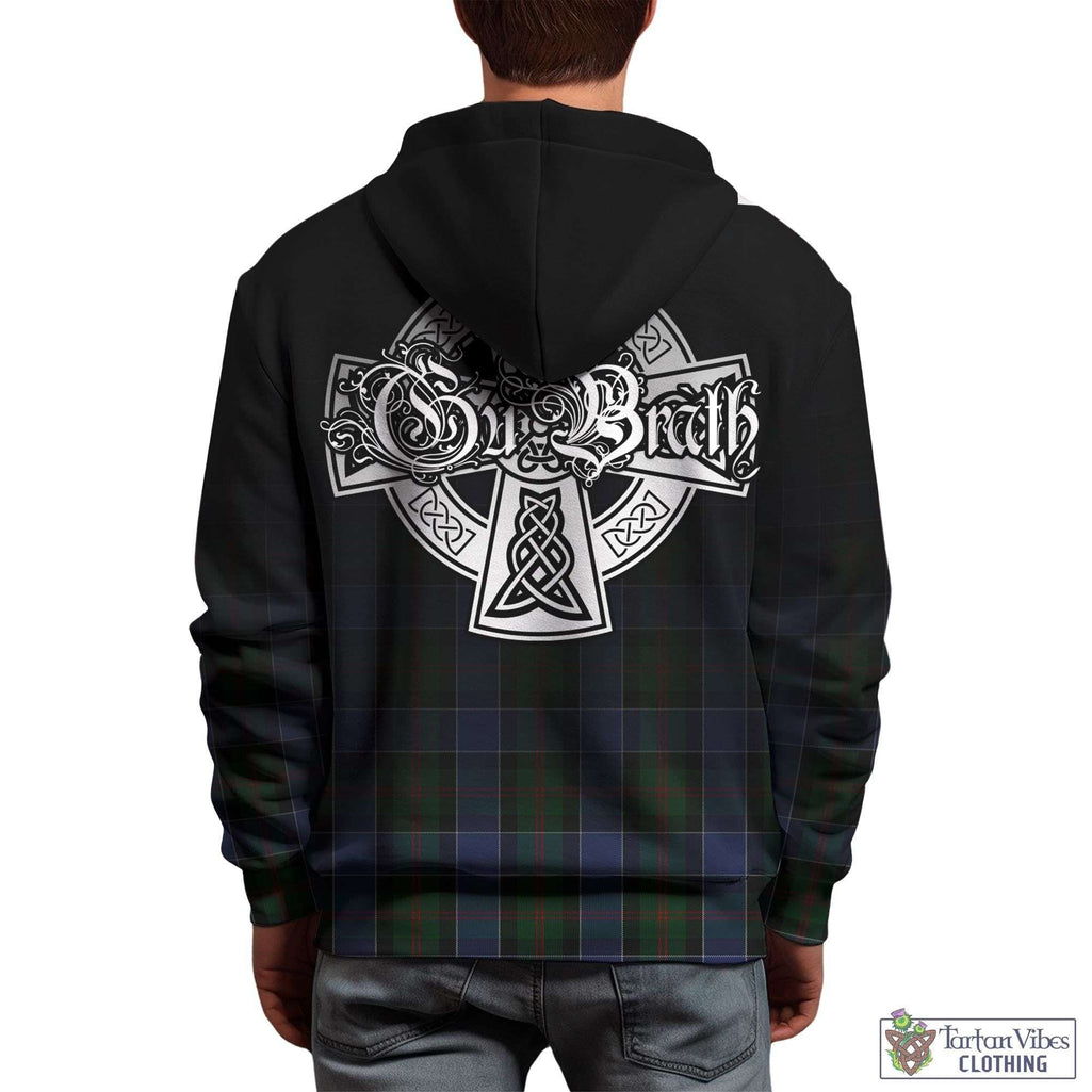 Tartan Vibes Clothing McFadzen 01 Tartan Hoodie Featuring Alba Gu Brath Family Crest Celtic Inspired