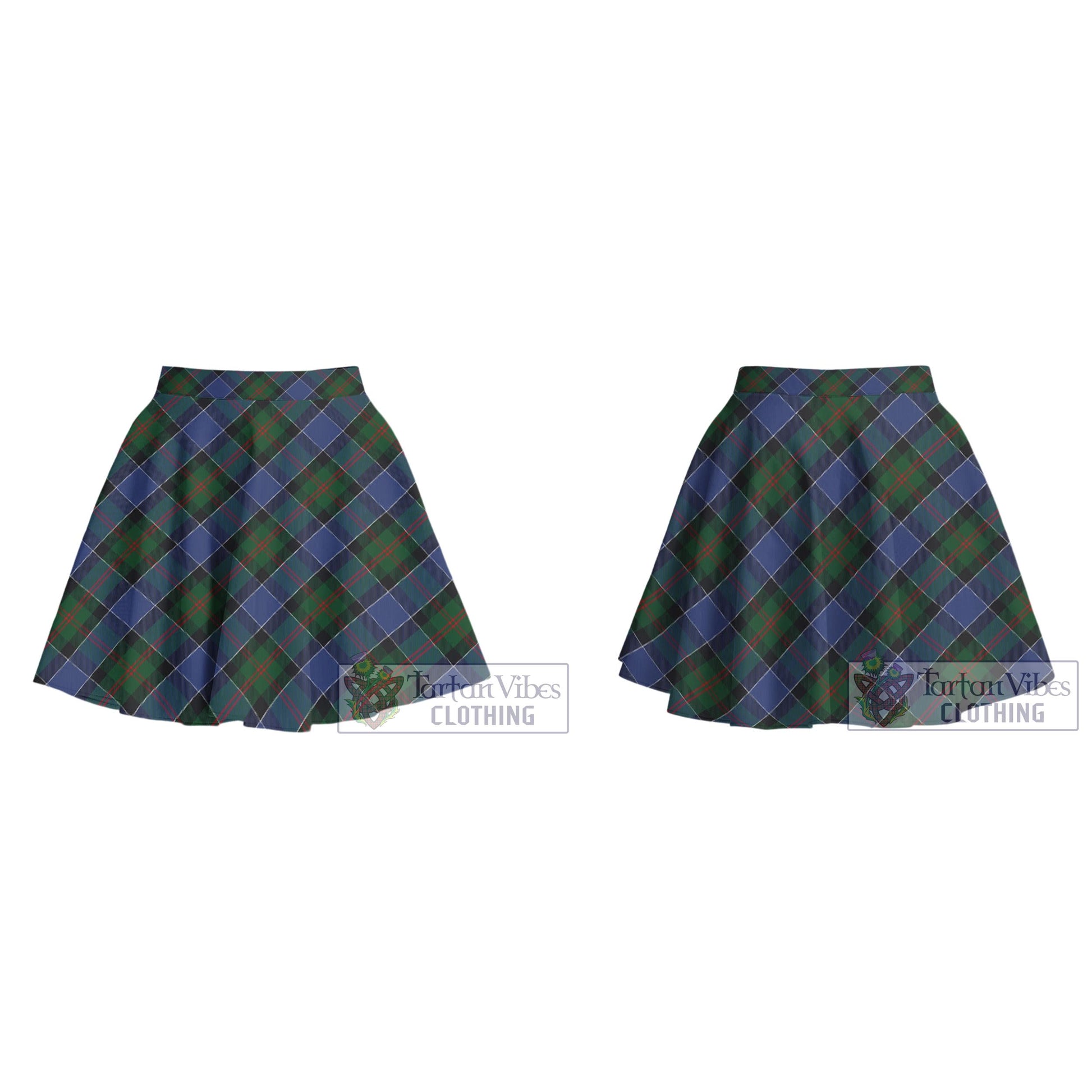 Tartan Vibes Clothing McFadzen 01 Tartan Women's Plated Mini Skirt