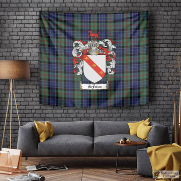 McFadzen 02 Tartan Tapestry Wall Hanging and Home Decor for Room with Family Crest