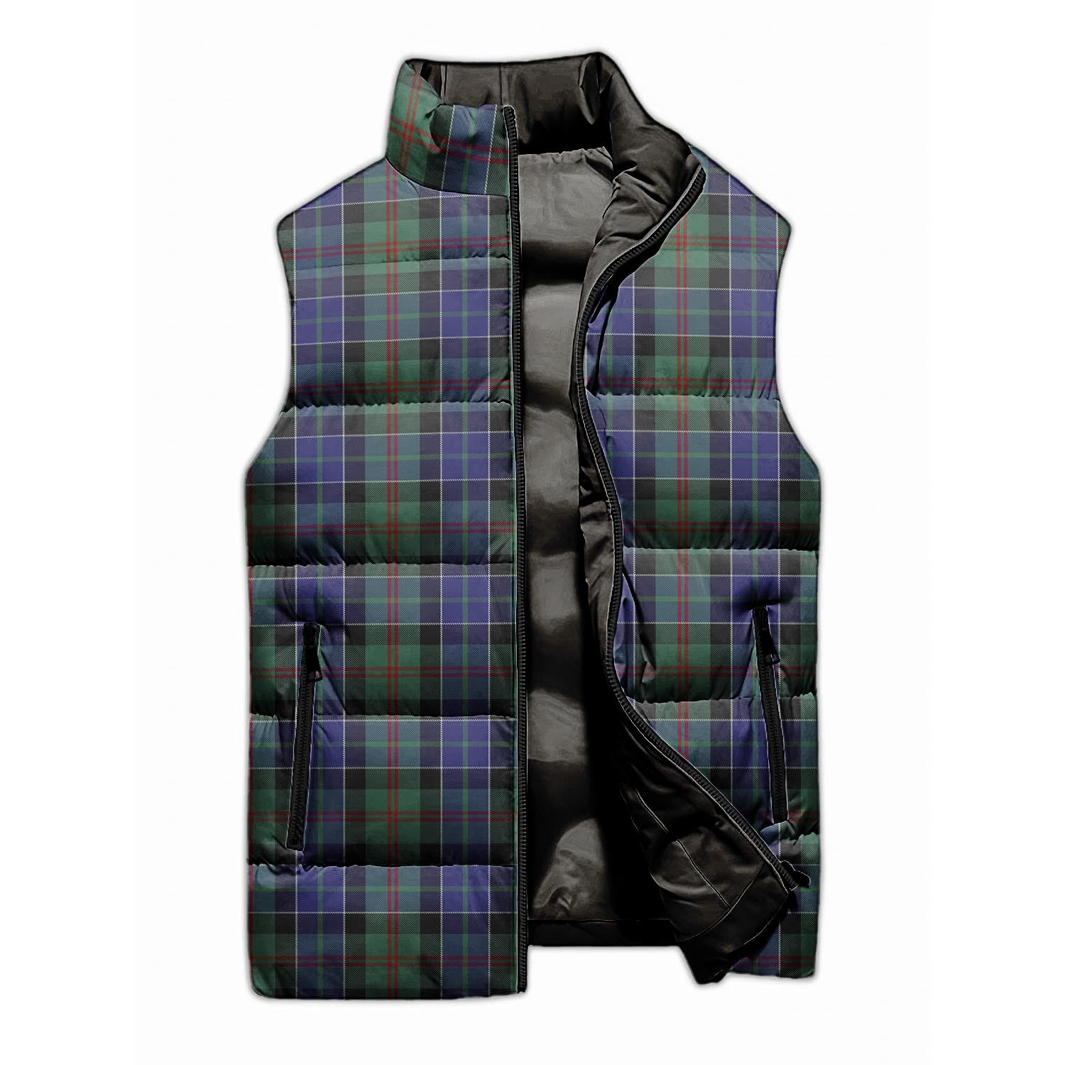 McFadzen #02 Tartan Sleeveless Puffer Jacket - Tartanvibesclothing Shop